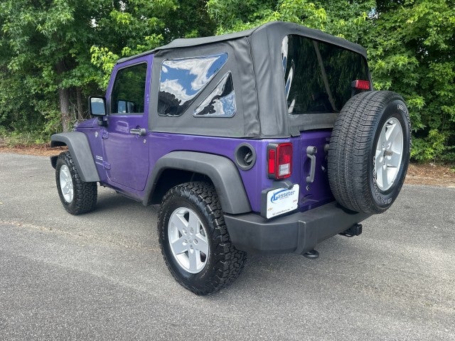 2017 Jeep Wrangler — rear three-quarter view