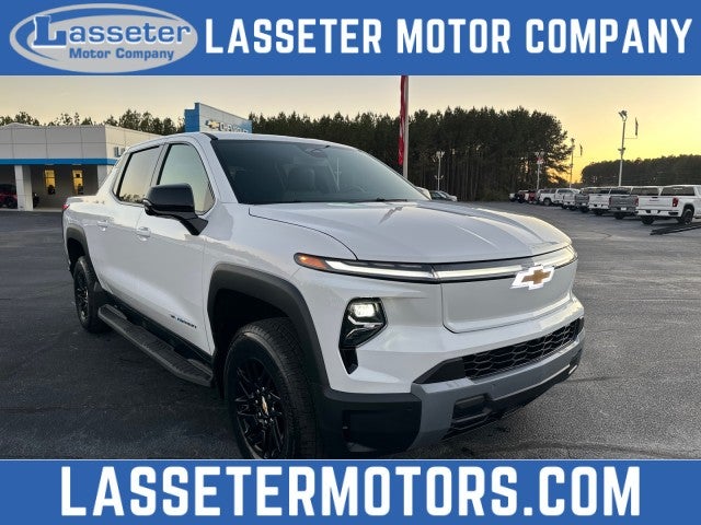 2025 Chevrolet Silverado EV LT - Extended Range in Summit White — front three-quarter view