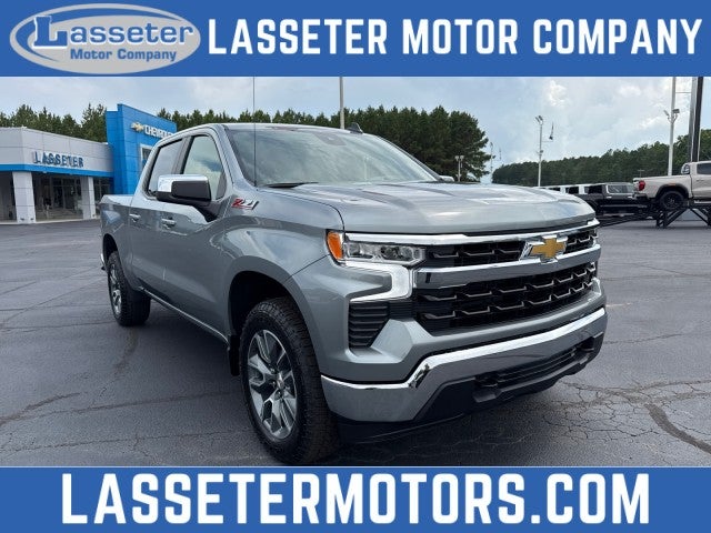 2026 Chevrolet Silverado 1500 LT in Sterling Gray Metallic — front three-quarter view
